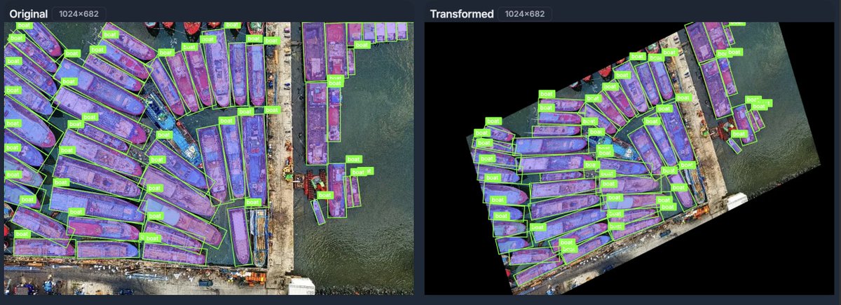 Albumentations tweet media