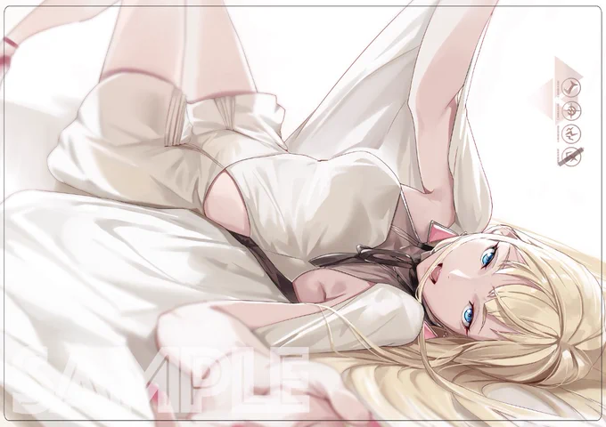 SC2026Spring/エアサンクリ 新作発表② GIGI の スリーブ や プレイマット になります! イラストレーターは OHLAND()様です。