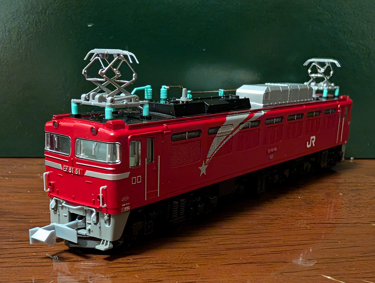 今週の関東滞在ではKATOのEF81-81北斗星色を買ってきた。北斗星の先頭