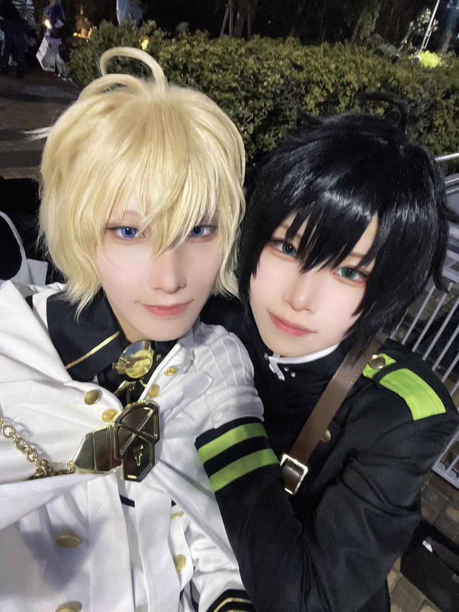 cos/ｵﾜｾﾗ
ミカエラと優一郎でした！
 #アコスタ池袋