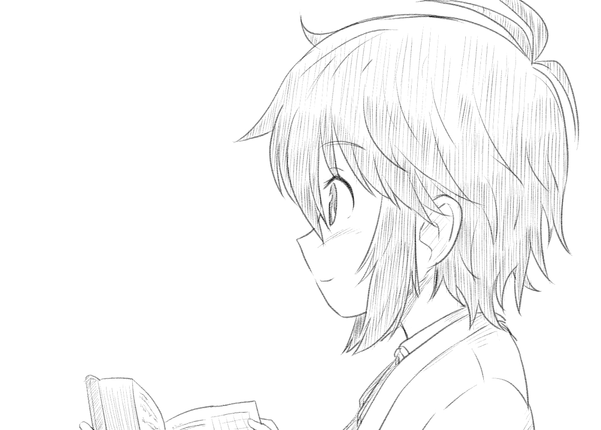粒子さんで…。
#横顔を載せると何かいい感じにいろいろおりゃーって伸びるって聞いたよ
#笛留実粒子 