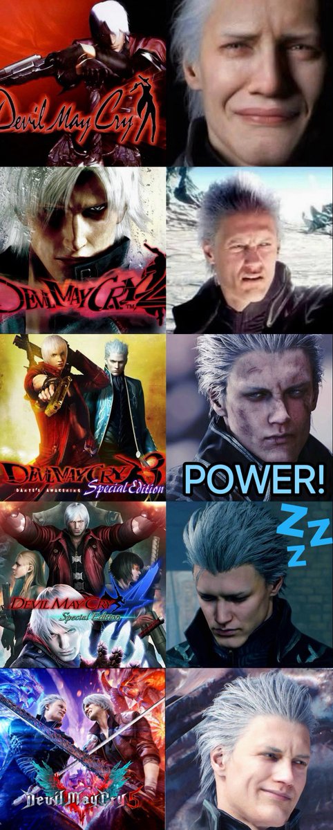 Reaction to playing every DMC game ：