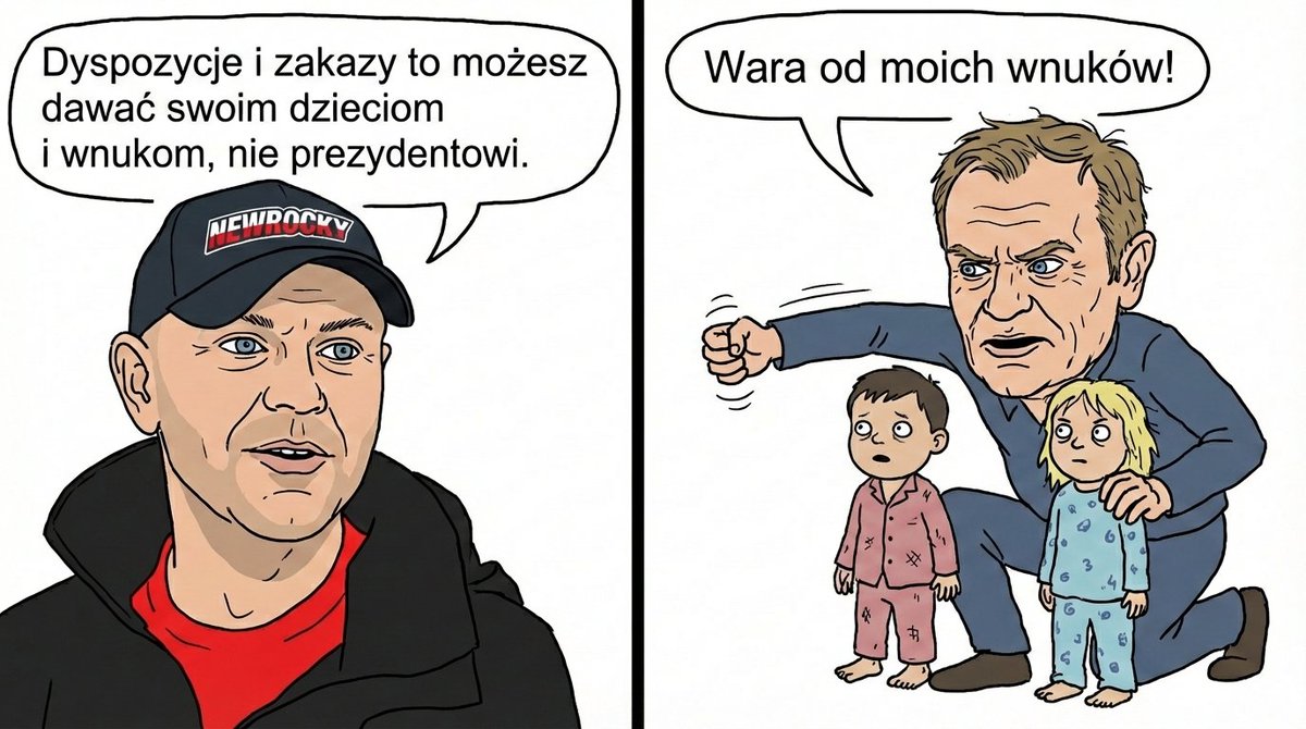 Jaką to trzeba być zdegenerowaną jednostką, żeby w takim kontekście zasłaniać się wnukami i wciągać je do swoje brudnej polityki. Nie pamiętam takiego degnerata na polskiej scenie. Obszczany żul pod sklepem jest 2 klasy wyżej.