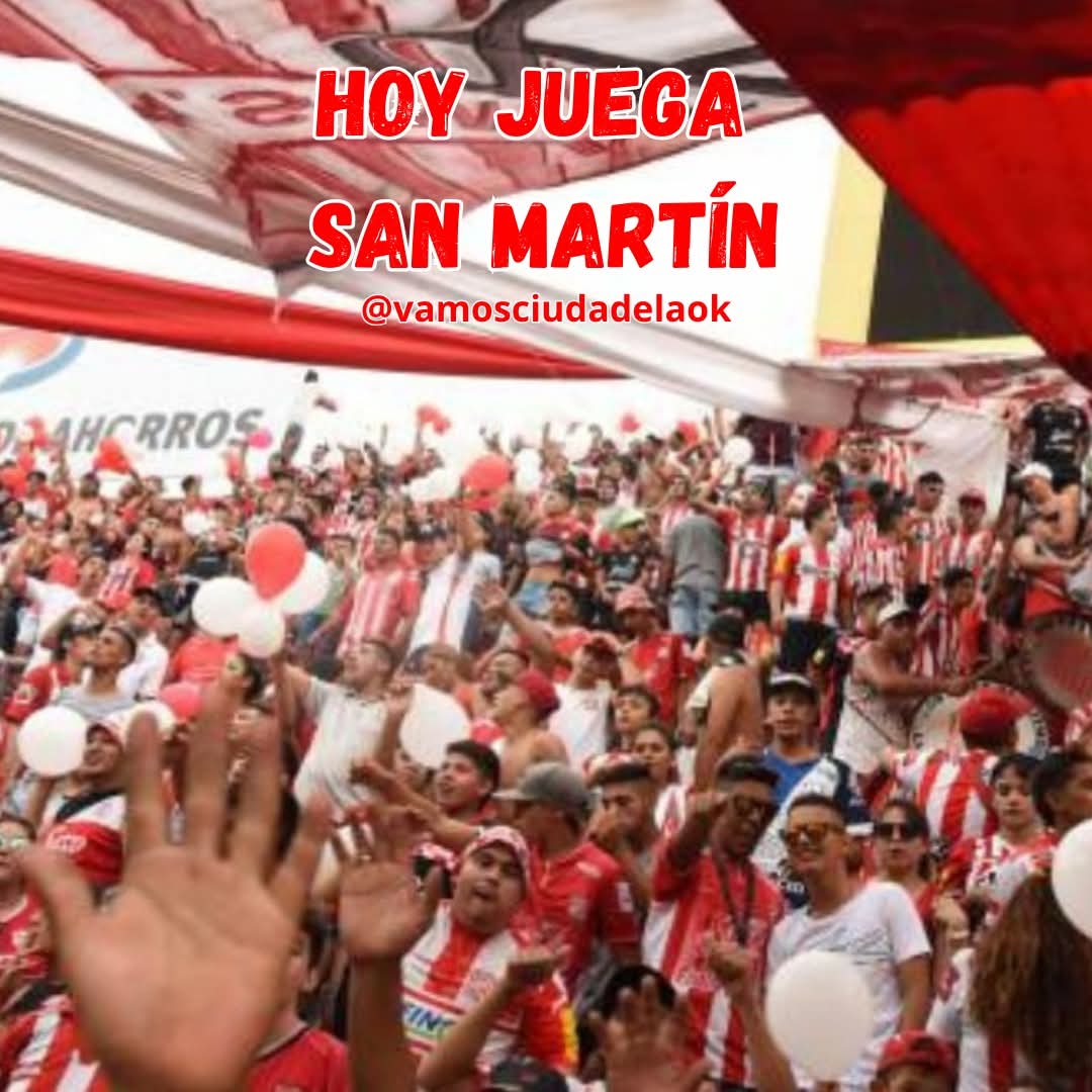 Hoy juega San Martín! 

🔴⚪️ #PrimeraNacional 

🆚 Patronato
📌 Fecha 1
📆 15 de febrero
⏰ 19 Hs.
🏟   La Ciudadela
📺 LPF Play
👨‍⚖️ Andrés Gariano

⚽️ #VamosCiudadela
#sanmartíntuc
#SanMartíndeTuc
#sanmartindetucuman