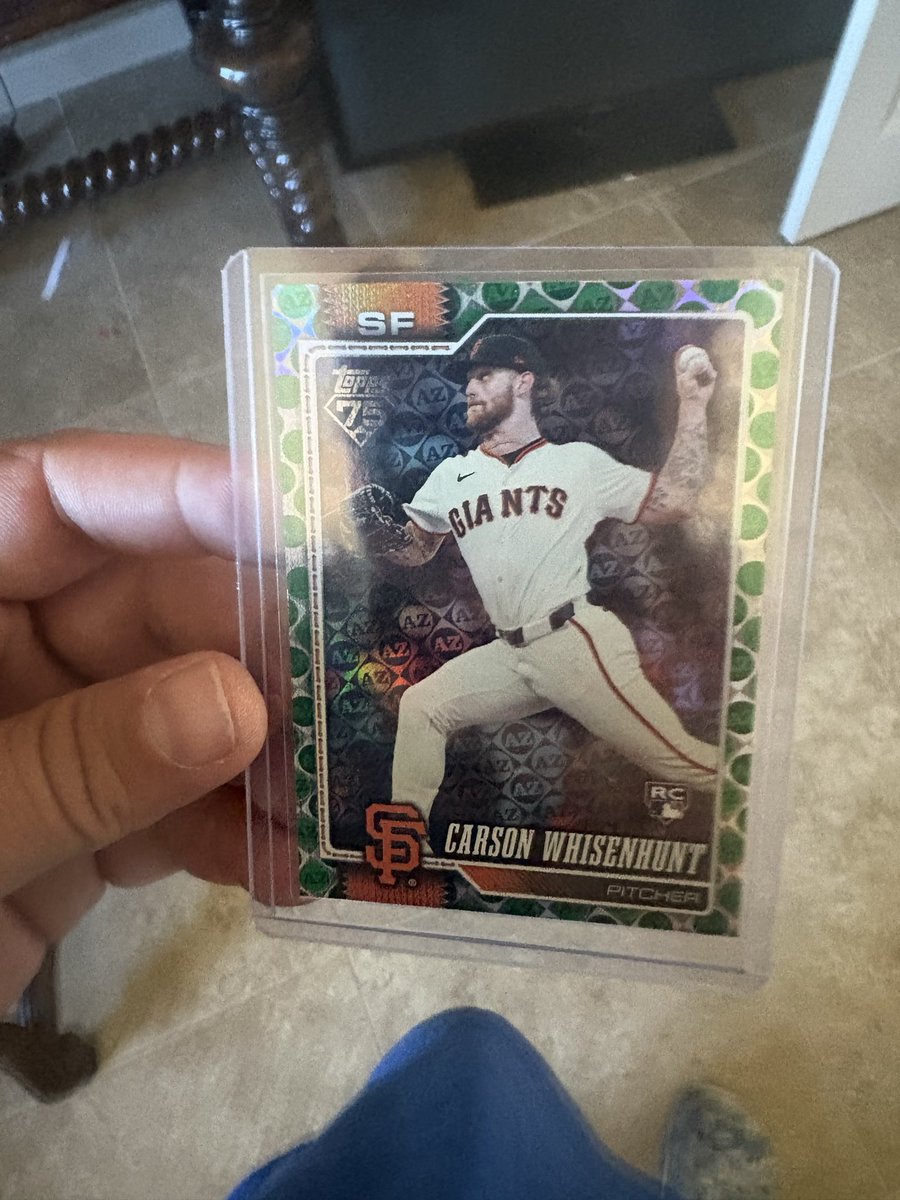 plabbdaddy's tweet photo. @Topps I can’t find a comp for this online. It’s numbered to 99. What you think? Great card! https://t.co/zUSEepm5Xq