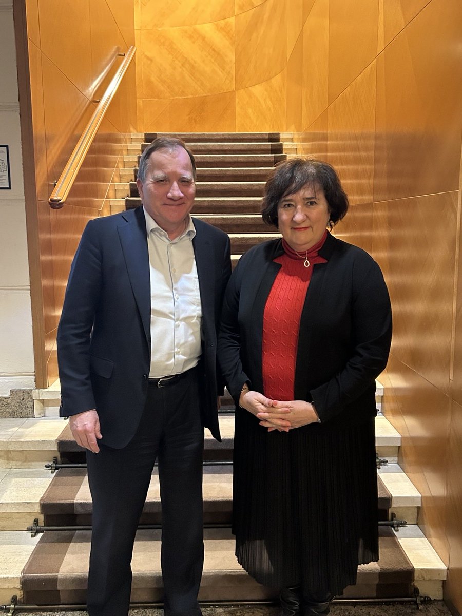 I was proud to meet Stefan Löfven — a leader who didn’t come from privilege, but from the factory floor. He knows, as I do, that workers’ rights are the foundation of democracy and social justice in Europe.

Solidarity is not nostalgia. It is the future. ✊