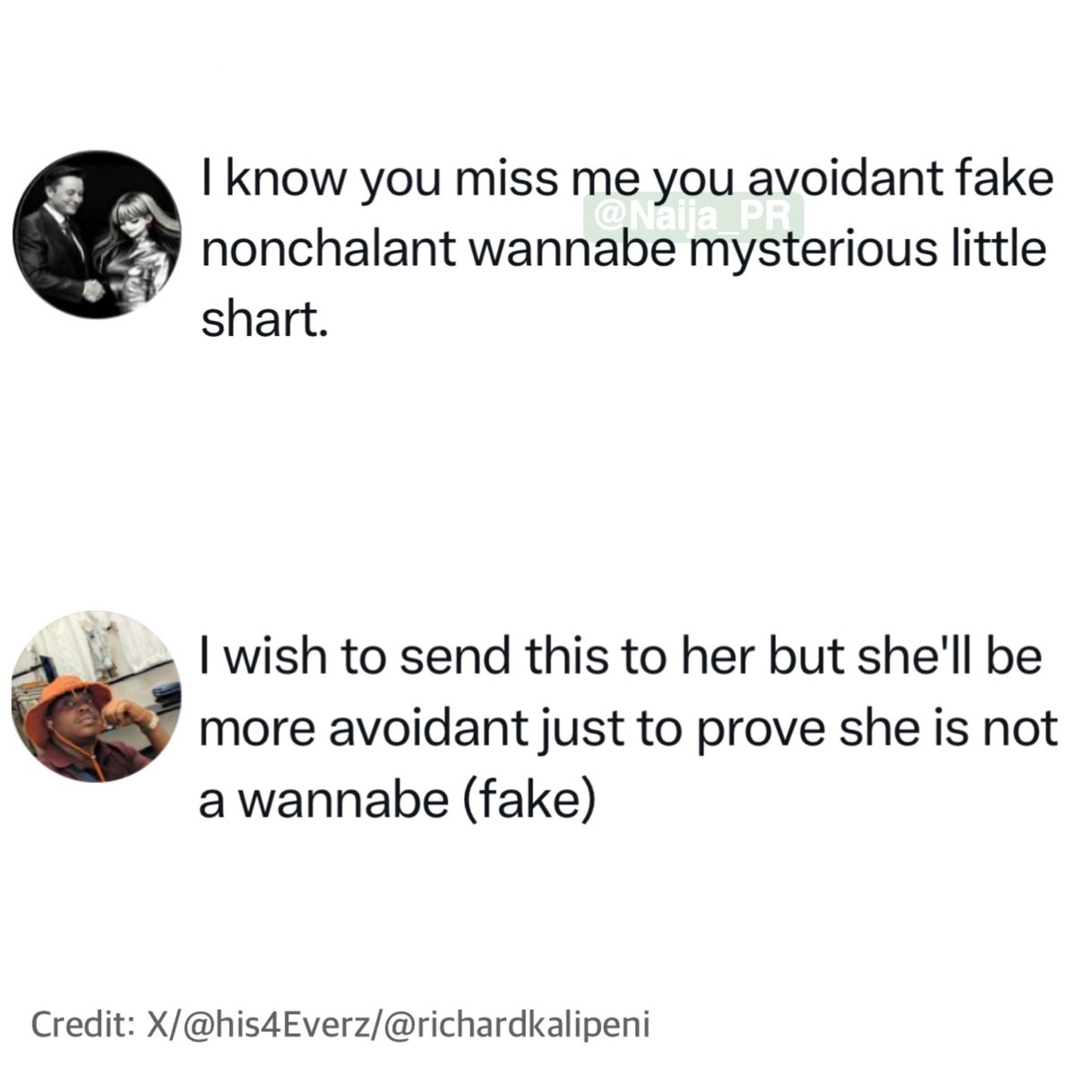 The reply is too real.