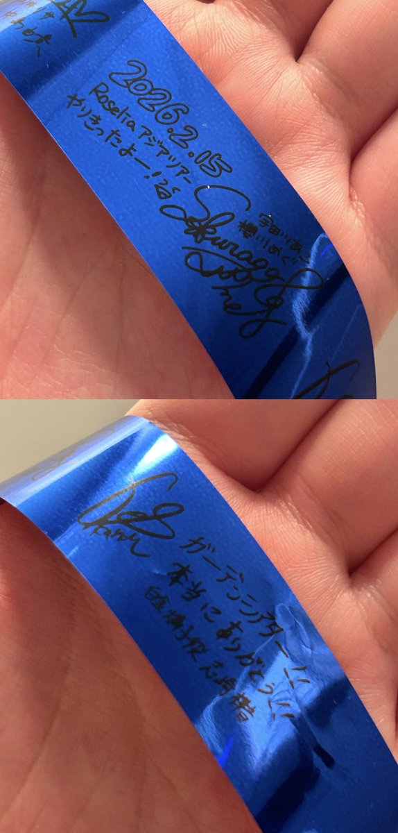 東京公演 DAY2 銀テープ