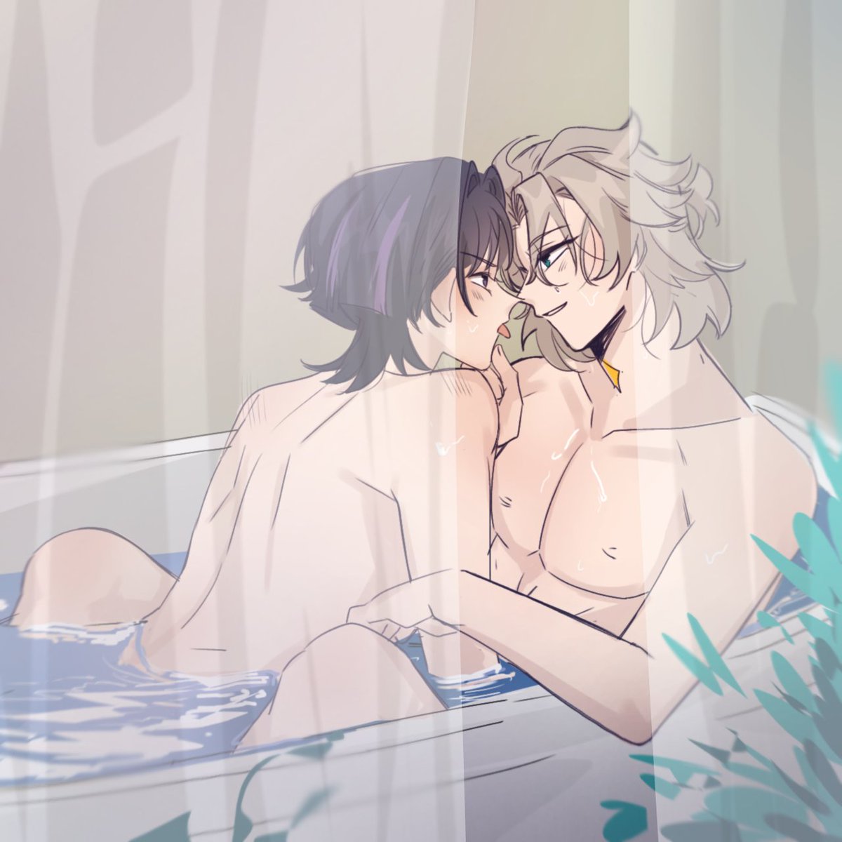 This Albescara take a bath Together.. 

Lol