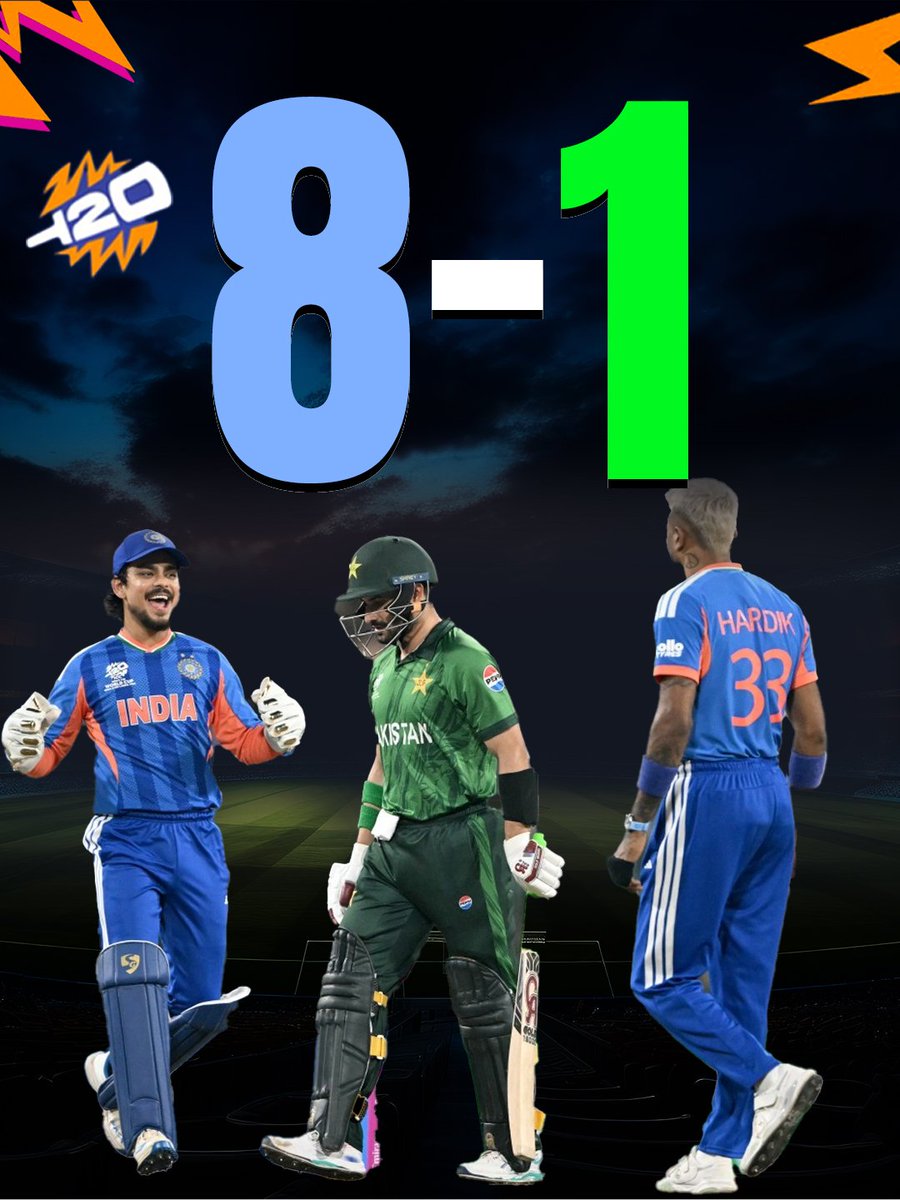 भारतीय क्रिकेट टीम को शानदार जीत के लिए हार्दिक बधाई एवं शुभकामनाएं।

टीम इंडिया से हार के डर से ही पाकिस्तान बायकॉट का नाटक कर रहा था 
#T20WC26
#INDvsPAK
#T20WorldCup2026