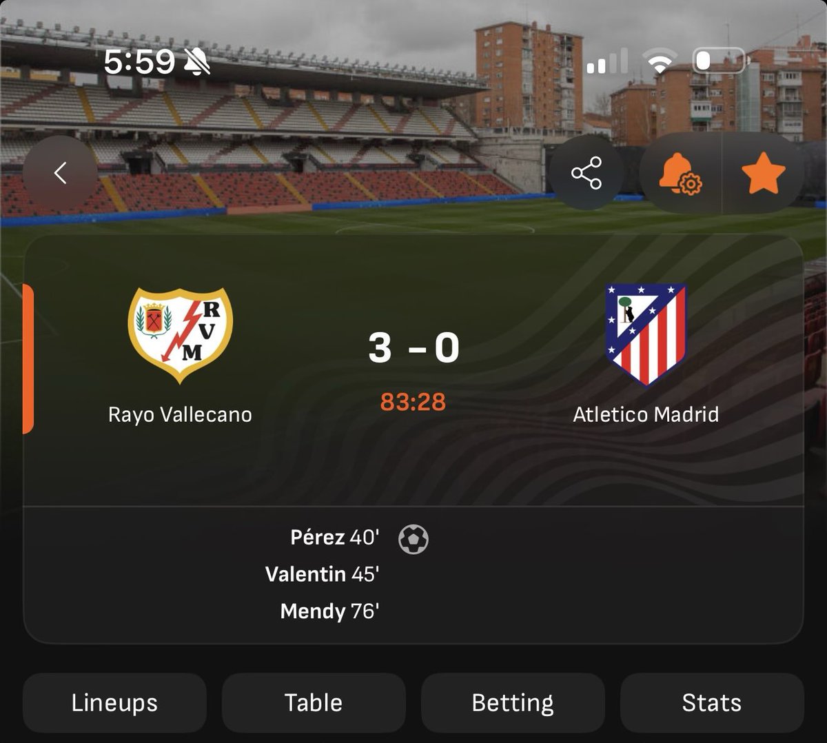Athletico Madrid na one kind unserious club. that’s why if them beat big club e Dey pain me because I know say their next match with a small club na embarrassment on them…. That club in La liga is just there to prove that they can beat Real Madrid and Barcelona. Pathetic club!