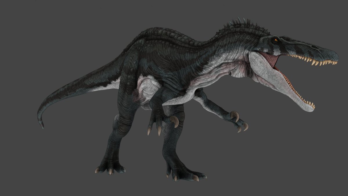 Jurassic Park style Suchomimus
#jurassicpark #jurassicworld #dinosaur #Animal #3DModel
