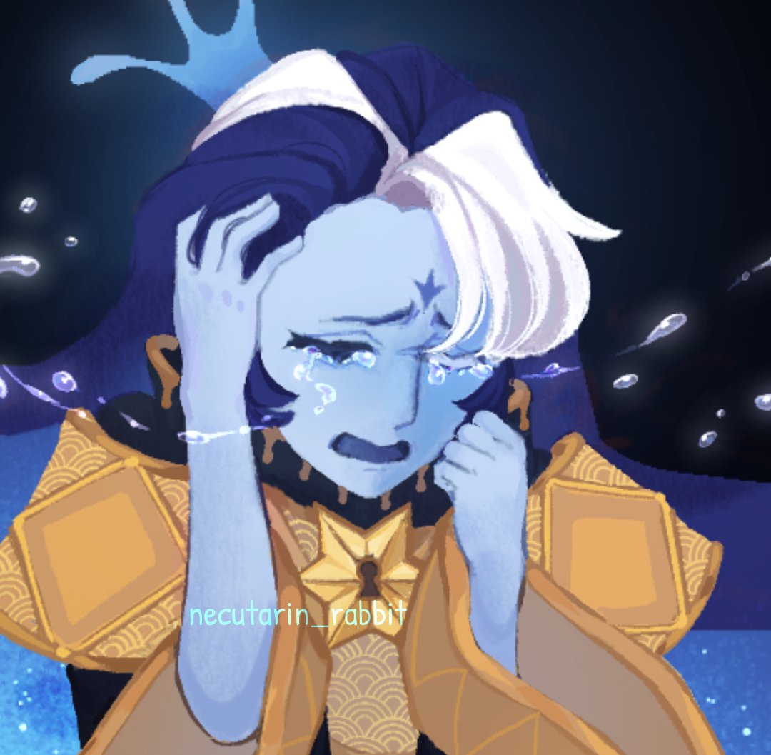 " Liar! You liar! (***), you liar!
You said your earthly shell would wither and you'd become a god again!
Yet no matter where I look, I can't find you!...
I'm sorry, everyone.
I couldn't save anyone. Or anything. "
#cookierunkingdom #shadowmilkcookie #fountofknowledge