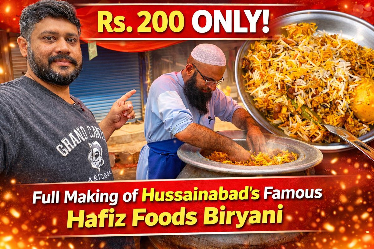 asimaltaf's tweet photo. Is this the best budget Biryani in the city? 🇵🇰 Let’s see who can beat this price! 👇

https://t.co/CmYSYDZusP

#Biryani #KarachiStreetFood #Hussainabad #HafizFoods #StreetFood #PakistanFood #CheapFood #BiryaniMaking #KarachiLife #FoodTikTok #FYP #ForYouPage https://t.co/Y3oFqw2Ufh