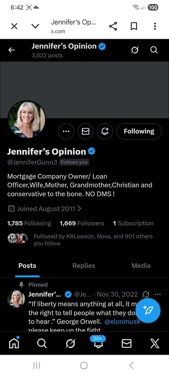 Two accounts looking for new connections 
<a href="/NlayWinstrat/">N Lay</a> 
<a href="/JenniferGunn3/">Jennifer’s Opinion</a> 
F&amp;R
💪🫶💯🇺🇸