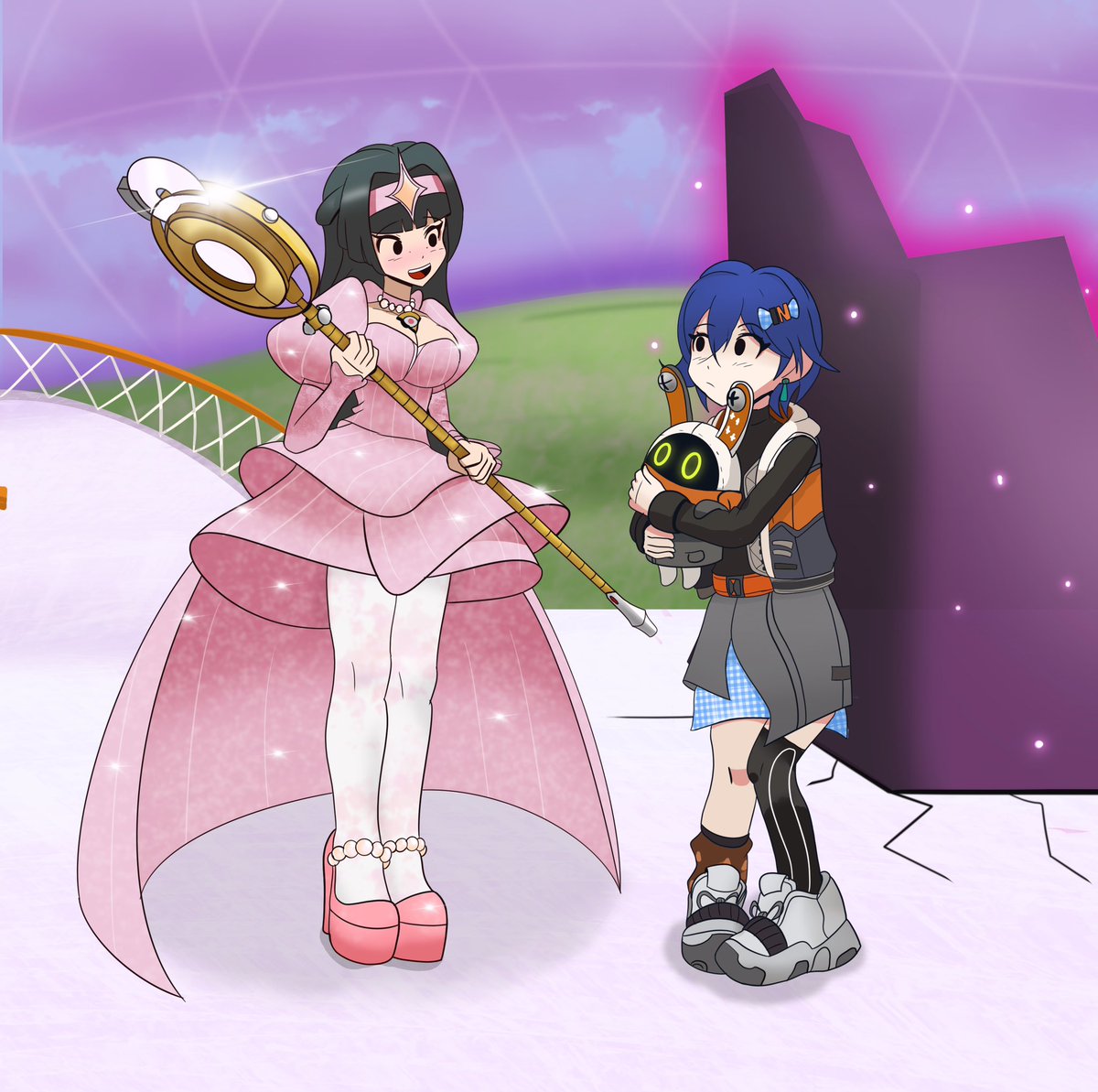 equippedboat's tweet image. A little au I been tooling around for a while for fun. 
#wizardofoz #zzz #zzzero #ZenlessZoneZero #bellezzz #seedzzz #BillyKid #AstraYao #banyue