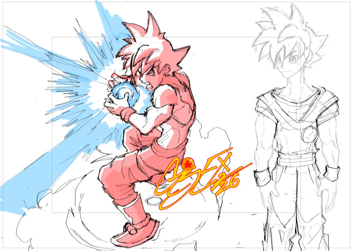 I got this ready to post yesterday and just didnt, and then I woke up today to post it, and just didn't again...
ANYWAY here's Goku! #art #DBZ