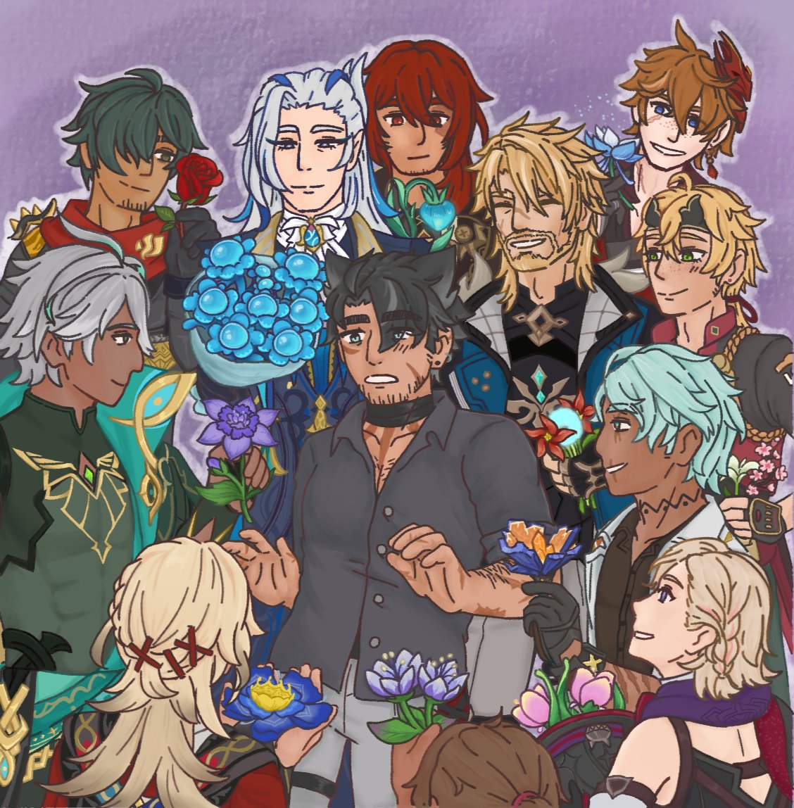 Prerona2411's tweet photo. Late valentines art 😔
#wriothesley https://t.co/H8vdNedPDZ