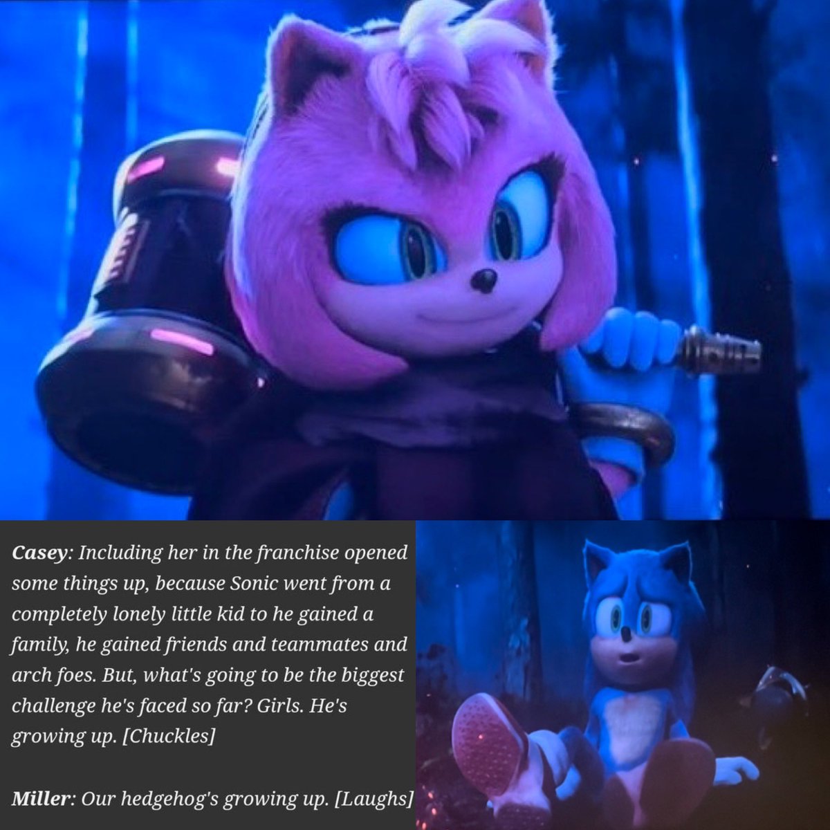 The first #Sonic movie premiered on February 14, 2020. #SonicMovie4 will premiere in March 19, 2027, that’s 7 years after the SCU debuted. It’s interesting how Movie #AmyRose, her story with Movie Sonic &amp; Movie #Sonamy got Special 7, which is wholeness, completeness &amp; perfection.