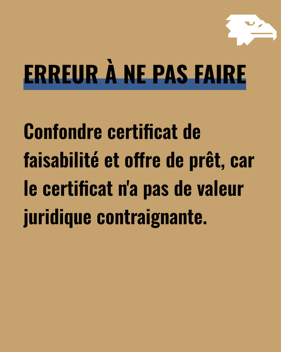 goldwelling's tweet photo. Ne tombez pas dans le piège de la confusion entre certificat de faisabilité et offre de prêt. 🔐 Voici comment éviter cette erreur : - Comprendre le Certificat de Faisabilité : Il atteste de votre capacité à financer un achat, mais n'est pas juridiquement contraignant. - (1/3) https://t.co/IsKlkTZETe