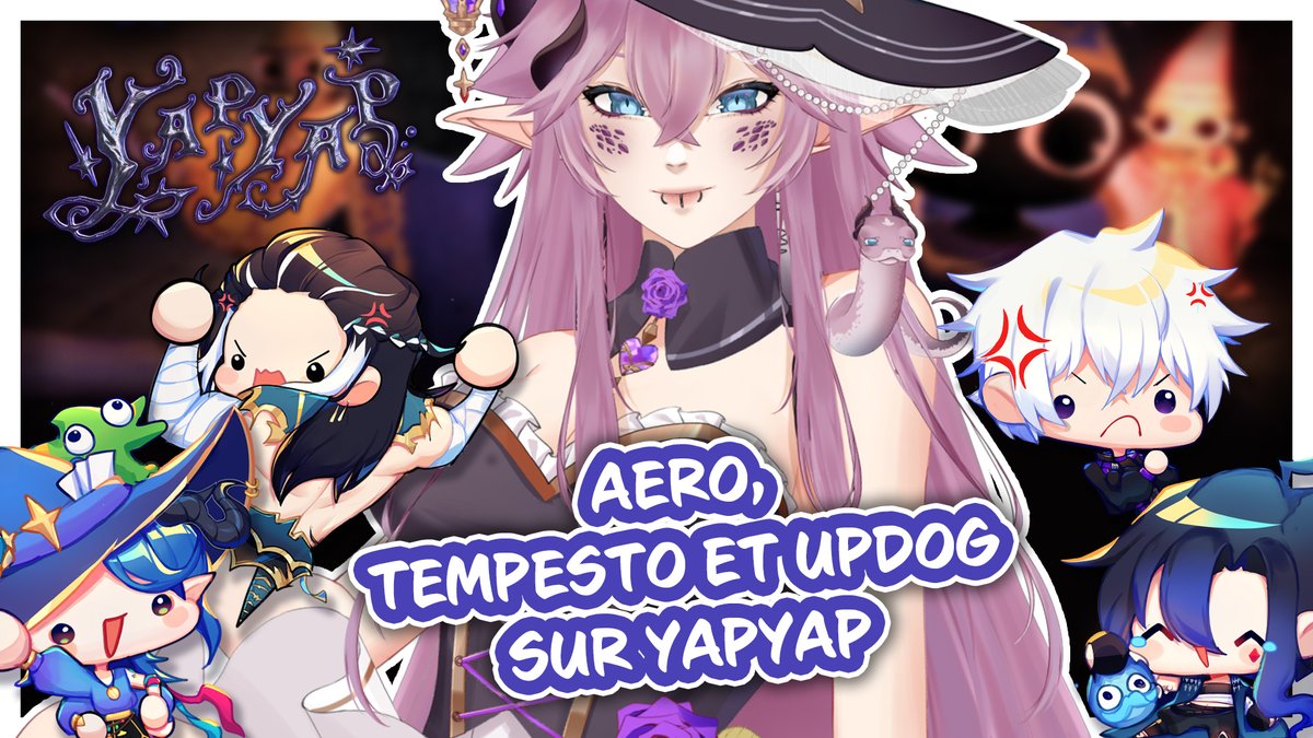 🔴 CE SOIR, à 21H00

AERO, TEMPESTOOOO, UPDOG !! Ce soir, direction YapYap pour lancer miles et un sort ! Je veux trop la baguette de feu >w<