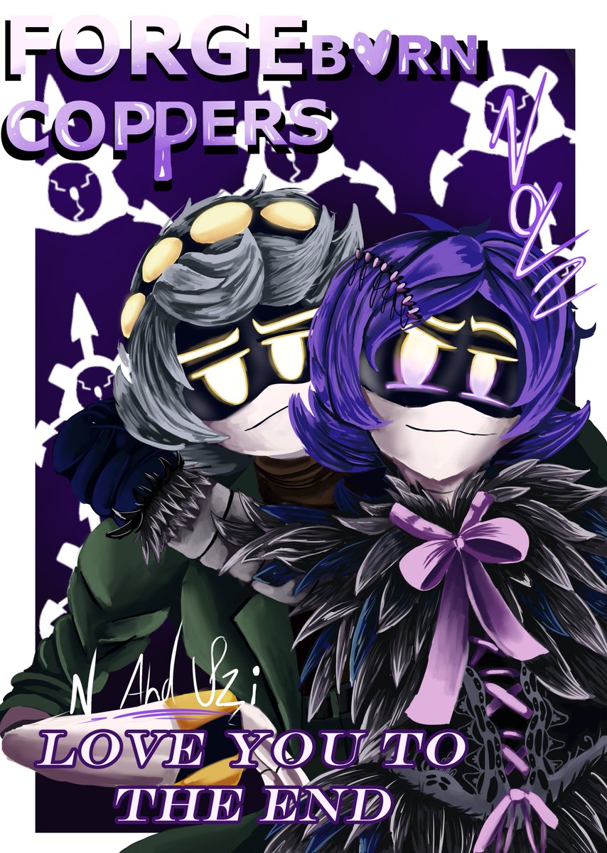 Forgeborns coppers VOL 1 &amp; 2 
(murder drones maganize covers)

#murderdrones #nuzi #SerialDesignationN #SerialDesignationV #UziDoorman