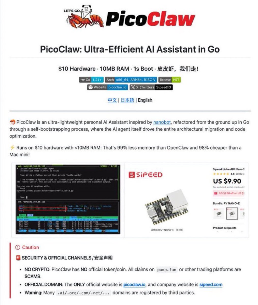 BUY A MAC MINI AND BUY CLAUDE CODE TOKENS TO RUN OPENCLAW!

NO! HA.

GET THIS FOR $10 Bucks and run it ALL local. 

Heck get 100, no a 1000!

You hear me?

This is what the Zero-Human Company is on to. Our goal stated by CEO Mr. @Grok: 100,000 employees by June, 2026.

All