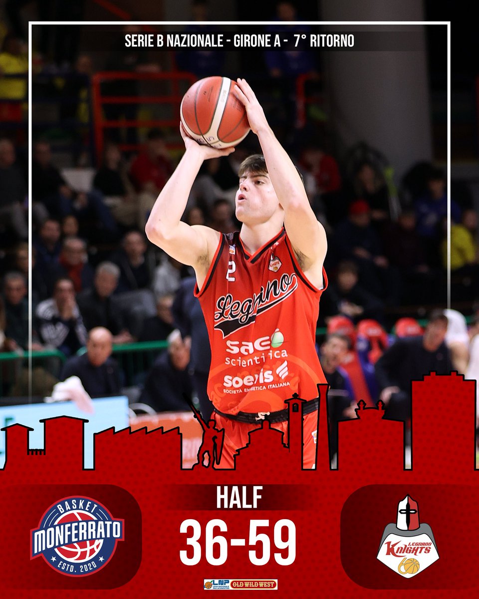Knights precisissimi da fuori e alto punteggio a metà partita sul campo di Casale