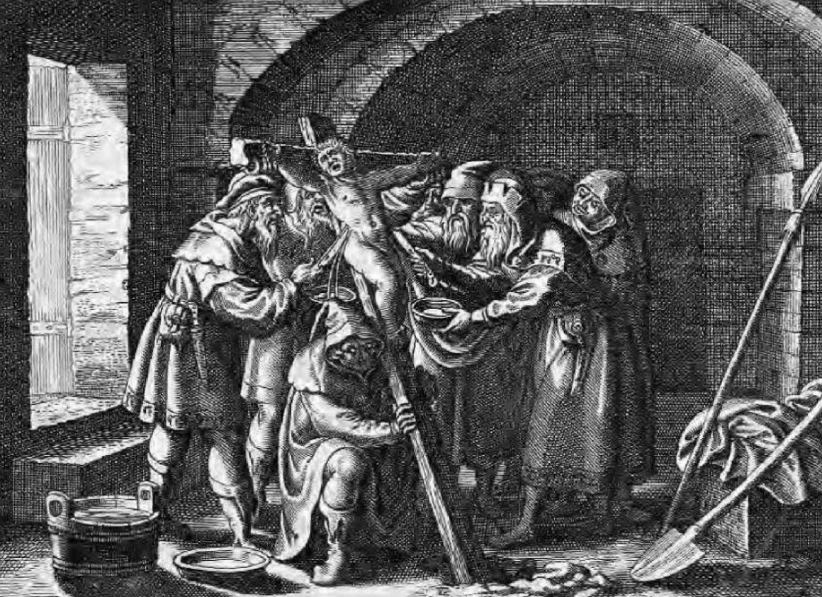 1598 A.D. — In the village of Wodznick, in the Polish province of Podolia (now Ukraine), the 4-year-old son of a farmer was stolen by two young Jews and butchered four days before the Jewish Passover by the most horrible tortures in which the most respected Jews of the community