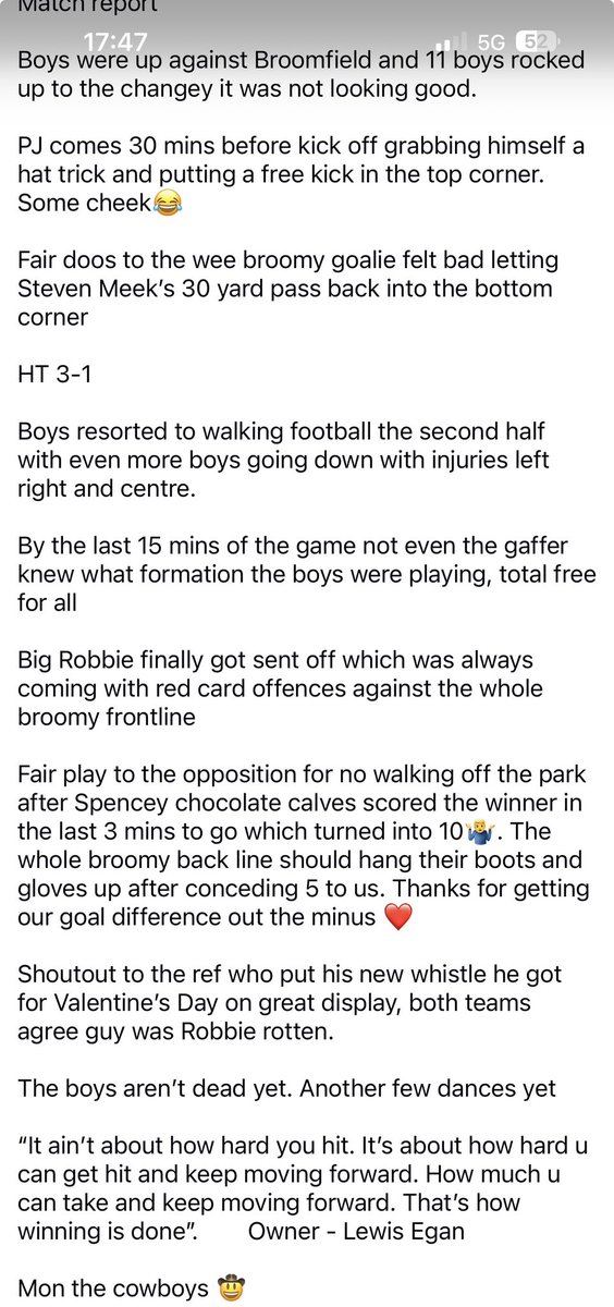 Coatbridge Cowboys FC (@cbcowboysfc) on Twitter photo 