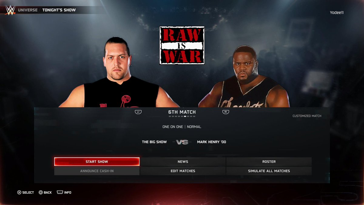 _yodee11's tweet image. #TheBigShow vs 
Sexual Chocolate 🍫 
#MarkHenry 

Attitude Era Night 1

#AttitudeEra 

Link 🔗 youtube.com/live/I-lvrG5Fm…