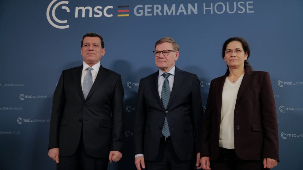 Mazlum Abdi ve İlham Ahmed, Münih’te Almanya Dışişleri Bakanı Johann David Wadephul ile görüştü.