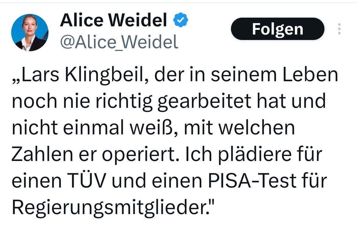 Das sagte sie bei einer Wahlkampfveranstaltung von #Frohnmaier, der keine Ausbildung vorweisen kann und noch nie in seinem Leben gearbeitet hat. Er ist jemand, der der Gesellschaft schon immer auf der Tasche liegt, und er ist Spitzenkandidat der AfD für Baden-Württemberg.