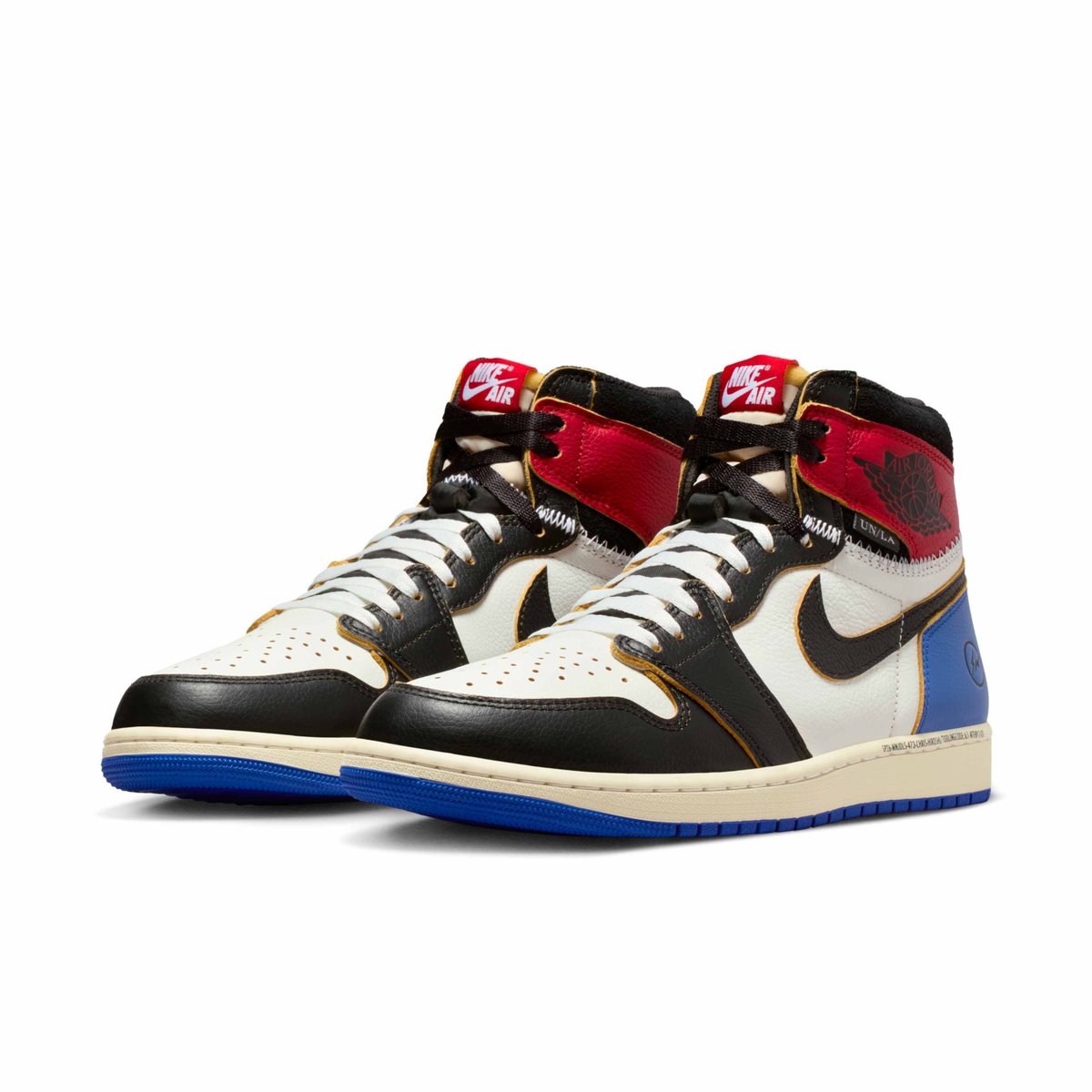 KicksFinder's tweet photo. OFFICIAL IMAGES: Union x Fragment x Air Jordan 1 Retro High OG SP "Varsity Red/Sport Royal"

🗓️ February 2026
📝 IO7847-002 (MENS)
💰 $205 USD
💵COP OR 🚮DROP? https://t.co/Y9FDezbKL8