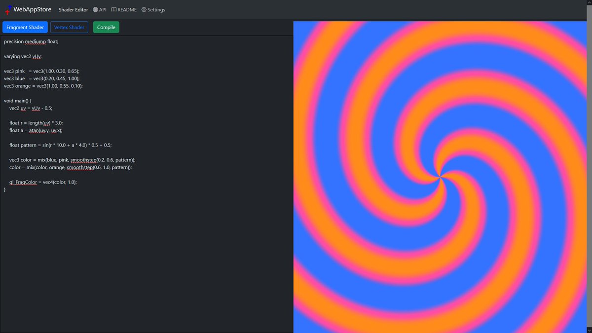 LiliumCode's tweet photo. 20260215 WebAppStore WIP
New WebApps:
* LinkStar
* Shader Editor
LinkStar is a link management app designed to simplify how you handle URLs.
Shader Editor is a tiny development tool built for designing and testing shaders with ease.
#programming #webapp #webappstore https://t.co/FDGMgUB3Q1