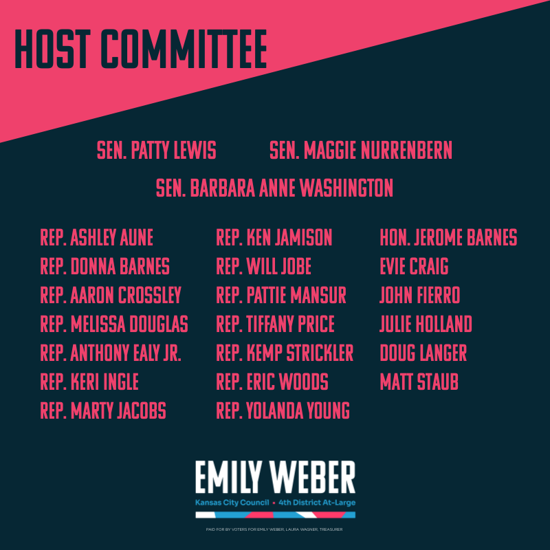 EmilyforKC's tweet photo. SAVE THE DATE — we’re kicking off Emily Weber for KC City Council At-Large at @TowerTavern! 🎉 Citywide race, so bring your friends and let’s build momentum!
📍 March 6 | 5:30–7:30 PM
Chip in: https://t.co/pNMHs9WklX
#EmilyForKC #KCProud #KCMO https://t.co/I2EqSzXfj5