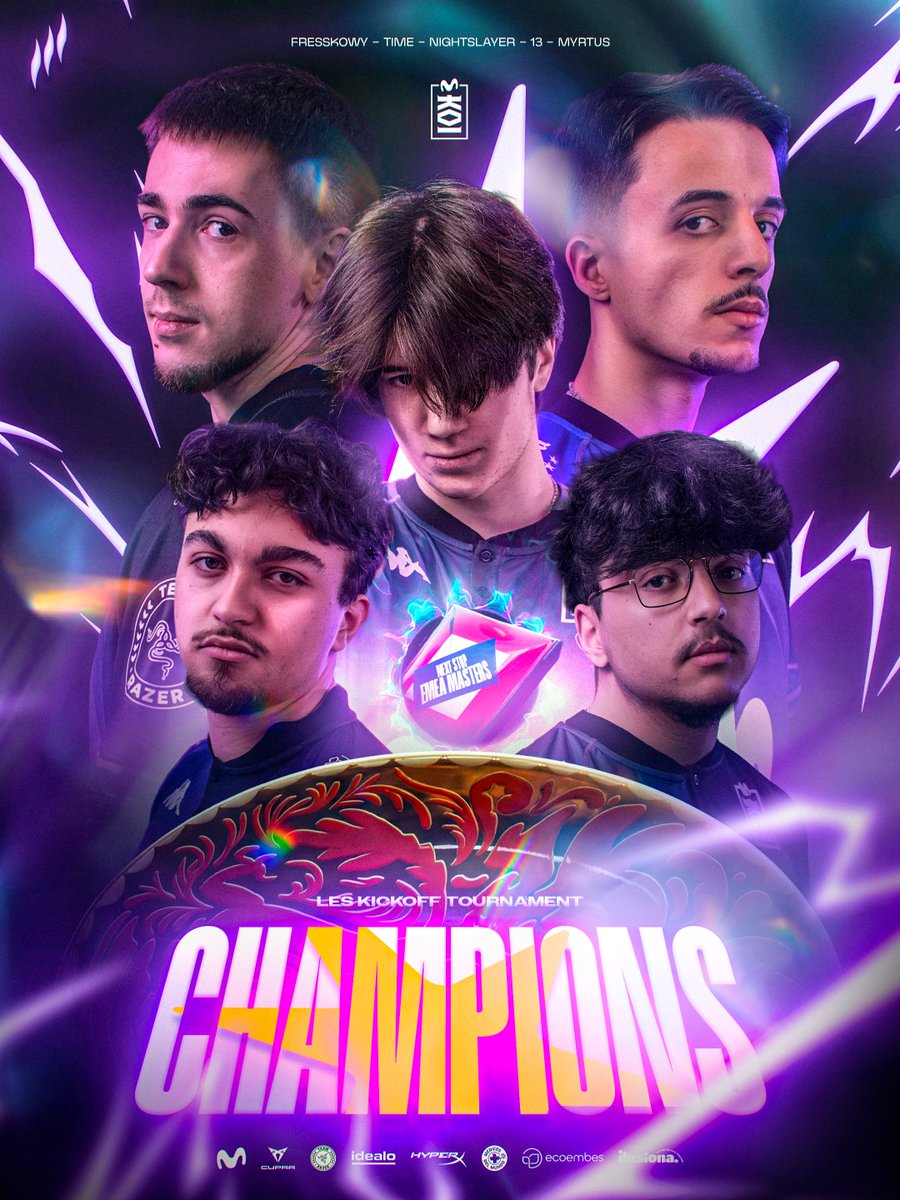 MOVISTAR KOI FÉNIX ES CAMPEÓN DE ESPAÑA.

LA PRIMERA LES DE LA HISTORIA ES NUESTRA.

#MKOIWIN #goMKOI