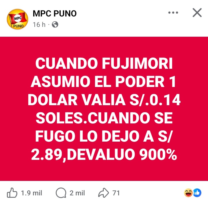 Izquierda Peruana Dando Vergüenza (@izquierdape) on Twitter photo 