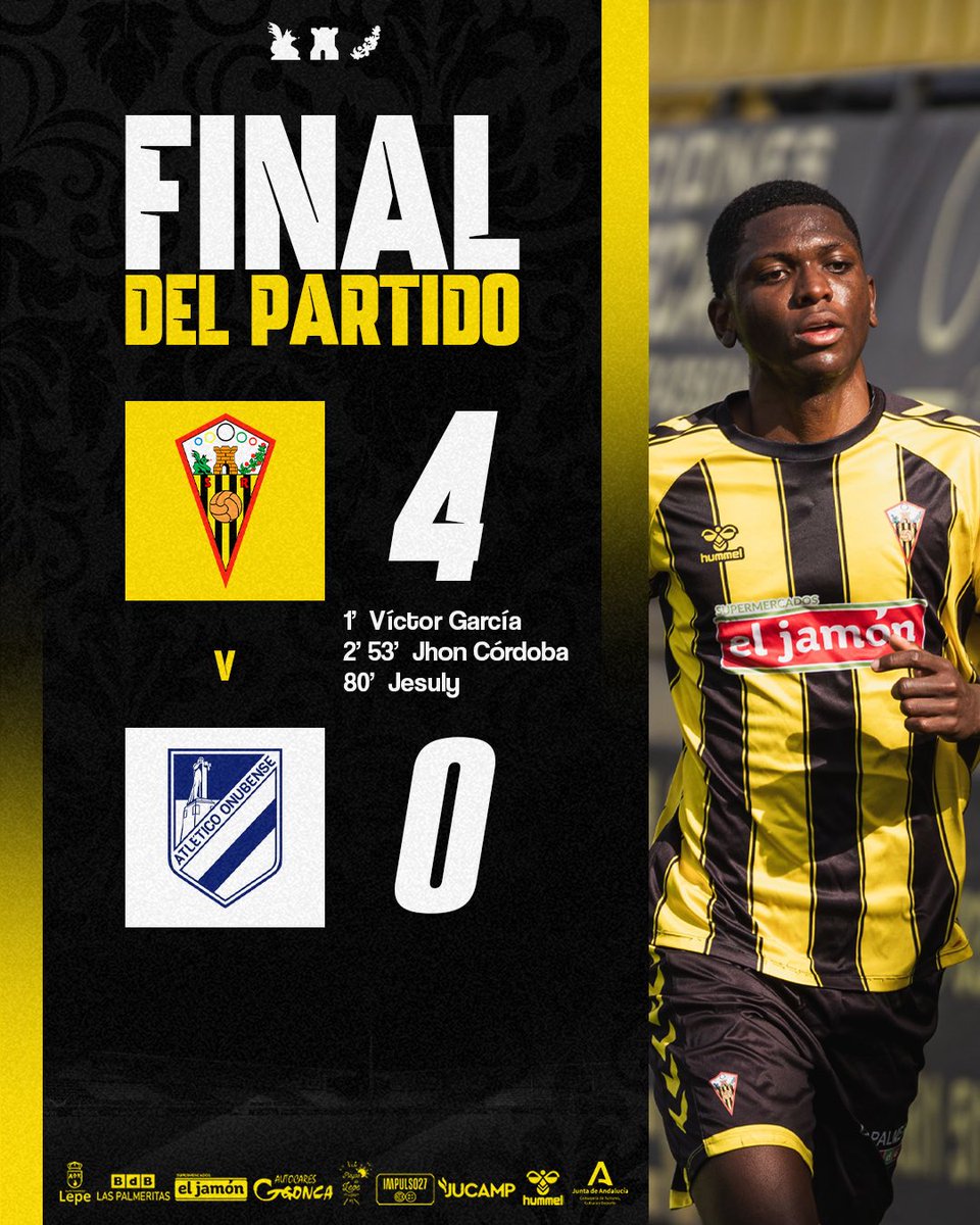 90’ | ⏱️ ¡FINAAAL DEL PARTIDOO!

Gran victoria de los nuestros en casa. ¡Seguimos, sanroquistas!

#SanRoqueOnubense