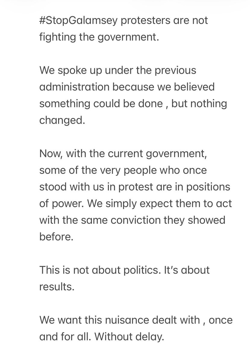 #StopGalamseyNow 🇬🇭