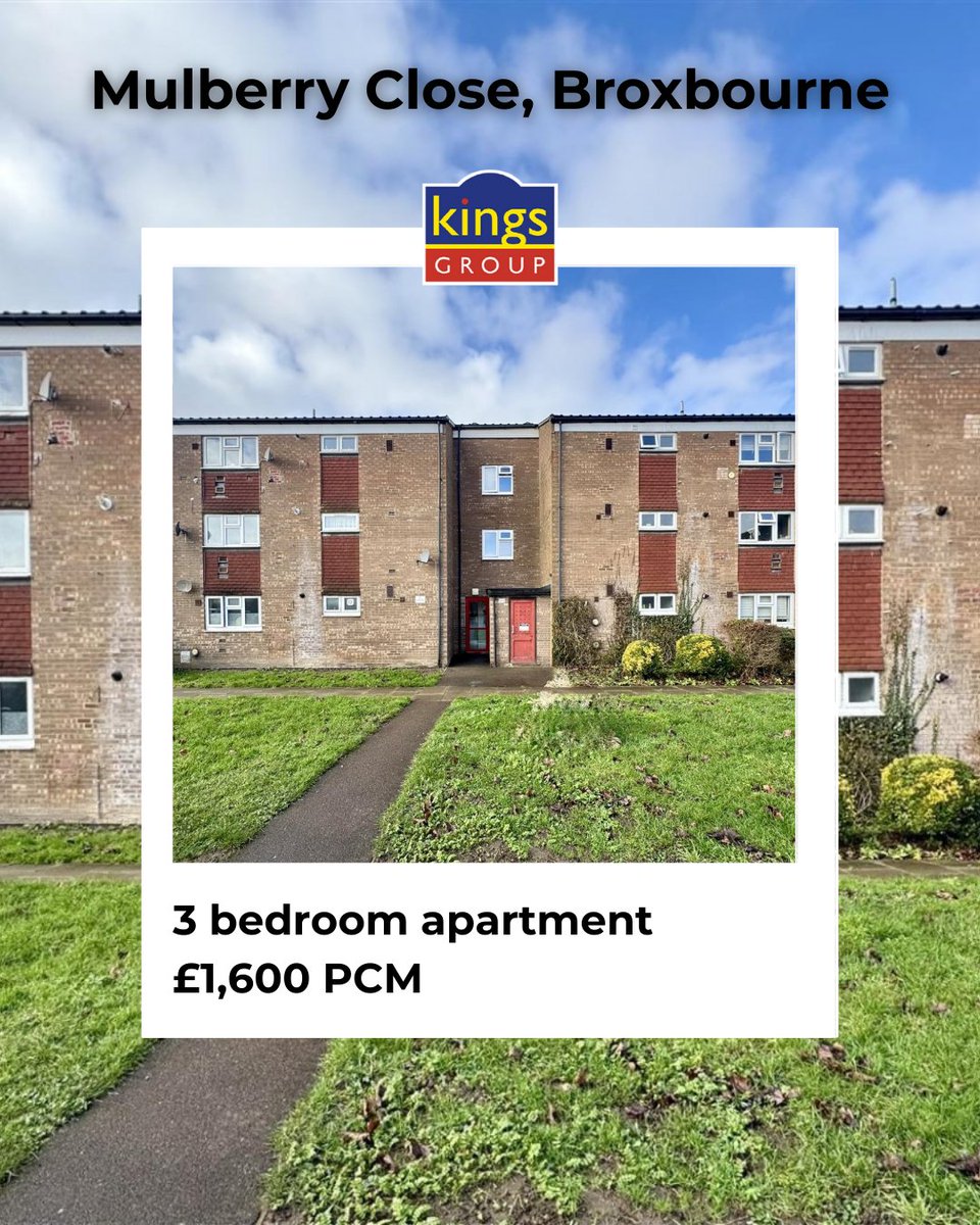 Check out this rental property from our Cheshunt team 🏡✨

📍 Mulberry Close, Broxbourne

💷 £1,600 PCM

kings-group.net/property-detai…

For more details, please give our Cheshunt team a call on 01992 635 735 📞