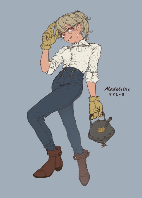 マドレーヌちゃんのゴーグル無しバージョン上げてなかったので投稿します… 