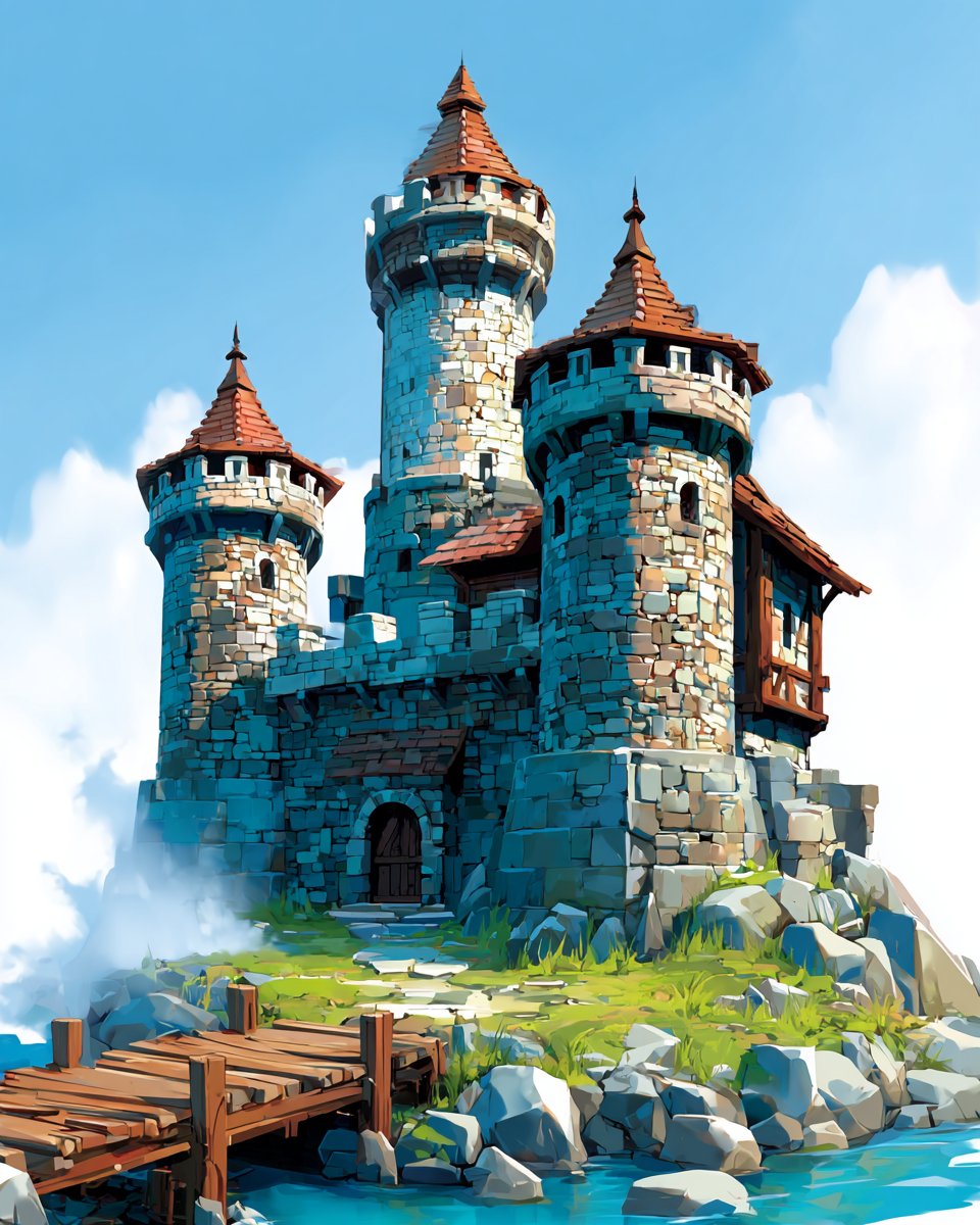 Castle #AIArt #AIイラスト #midjourney #Castle #aiGallery