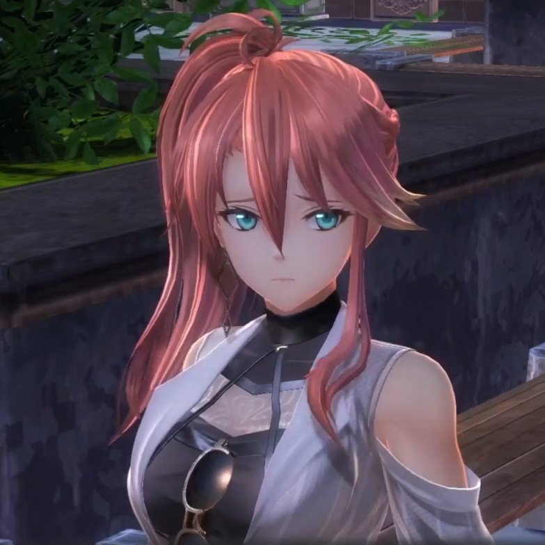 i am not—

( sighs )

unlike her, i don't intrude into others' business, just sticking on my own. .

from what i can tell, you seem to like the divine blade of silver a lot. i suppose you two get along well.