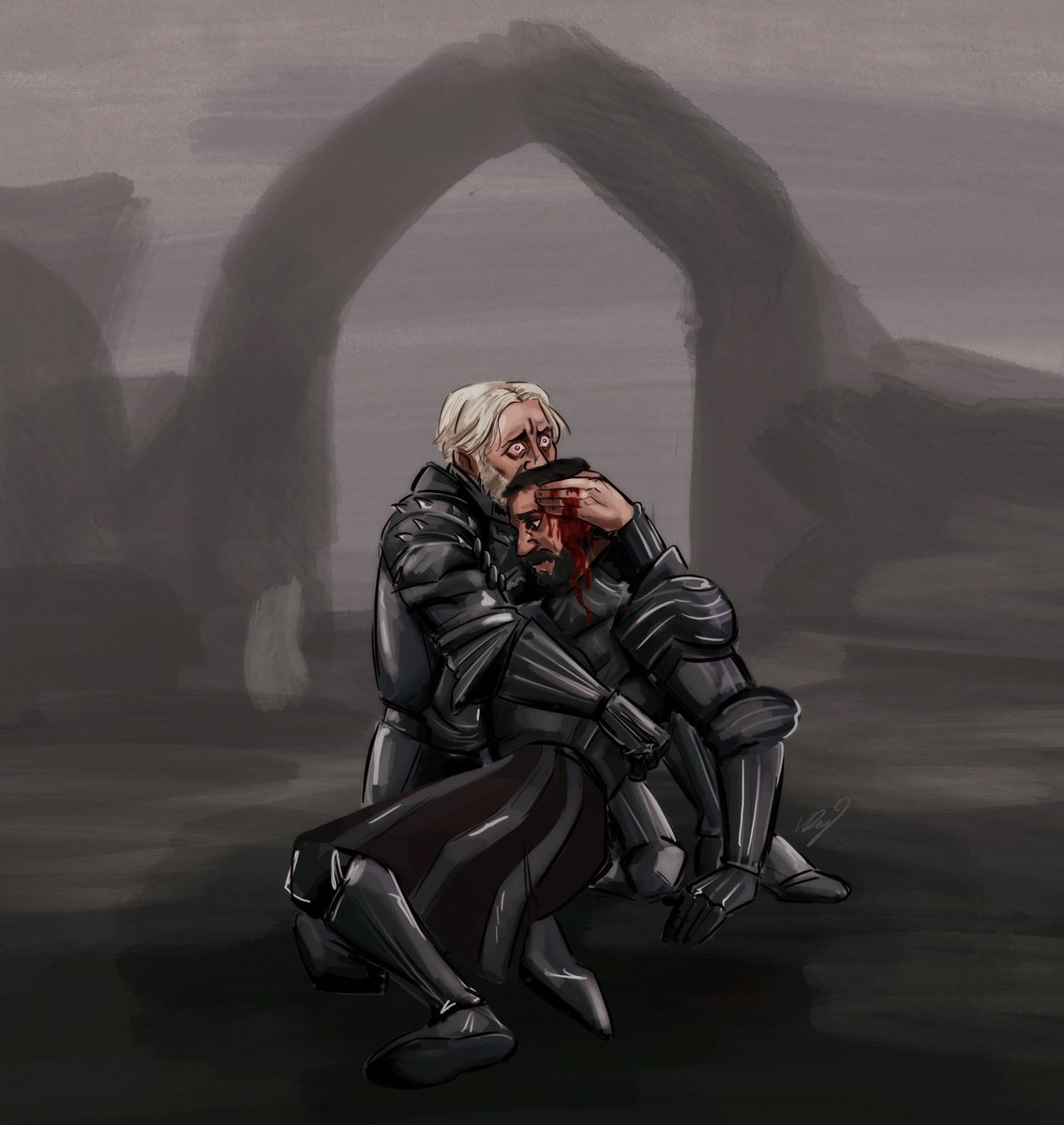 Valerie_Sparkle's tweet photo. Prince Maekar and his Brother Baelor

based on that one painting, you know the one. https://t.co/9mnbVhu25i