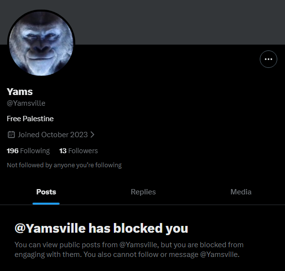 Pinocchio but you blocked me tweet media