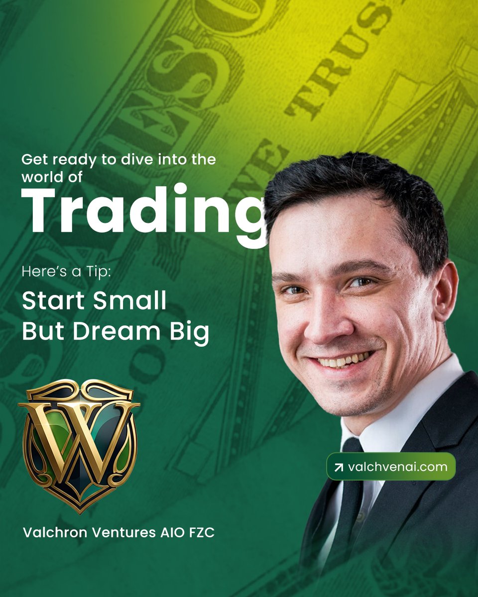 valchron_vent's tweet image. Trading isn’t about size — it’s about structure and mindset.
Dream big. Move steady. Let skill scale you. 📈
#Valchron #TradingTips #SmartMoney #FinancialGrowth