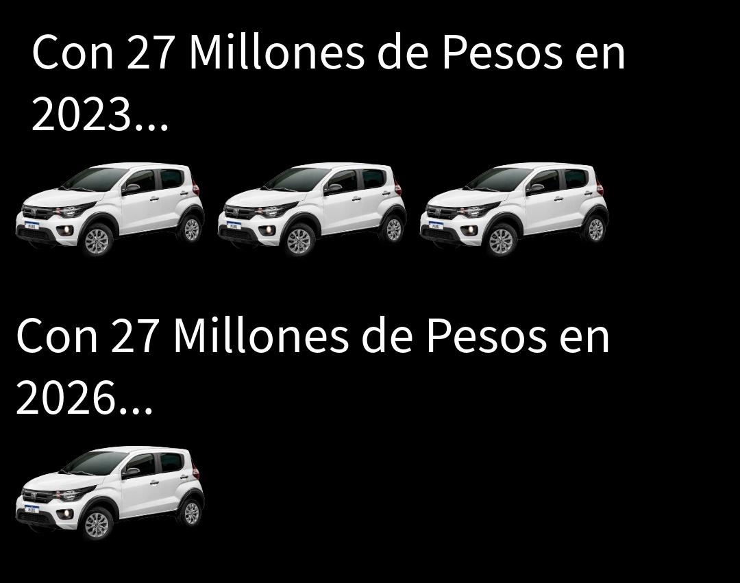 Ah pero el Javo domó la inflación...

🙄