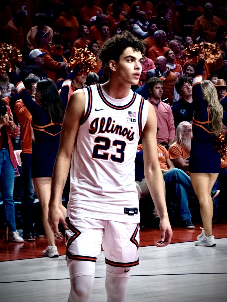 Getting another look at Keaton Wagler this afternoon against Indiana.

The 6’6” freshman guard is the midst of an all-time ascent from overlooked recruit to likely All-American and consensus top ten NBA Draft prospect.

A truly remarkable story unfolding in Champaign.