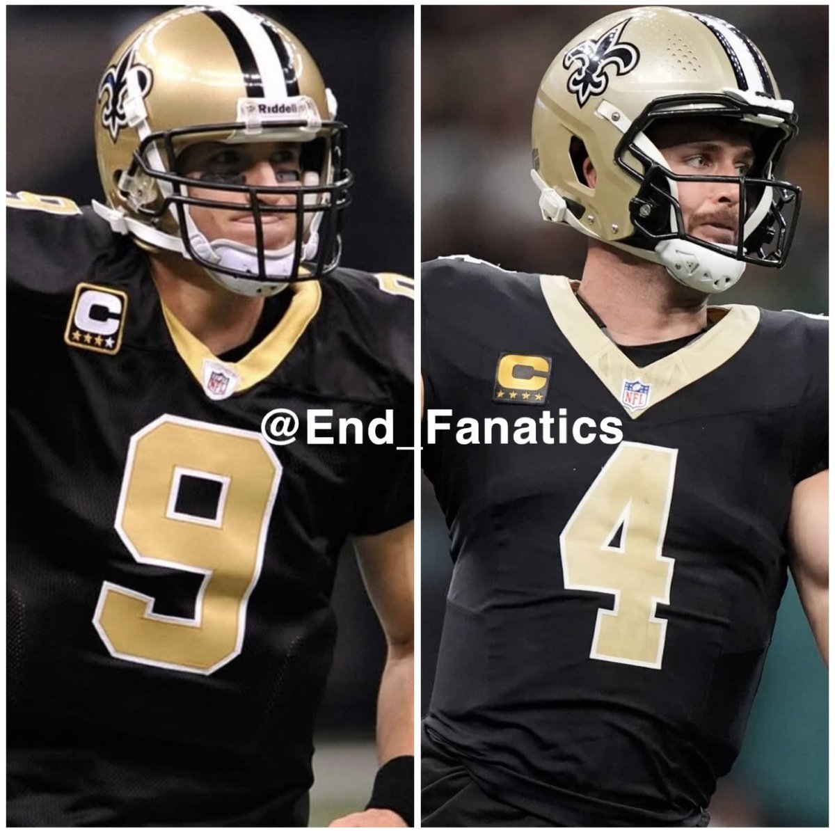End_Fanatics's tweet image. One of the worst things about the Nike era of sports uniforms is the fact that they literally cannot figure out how to make gold threading. It’s absolutely mind boggling. The saints and lakers are 2 teams that have been heavily affected by it. It’s awful 
#EndFanatics #EndNike